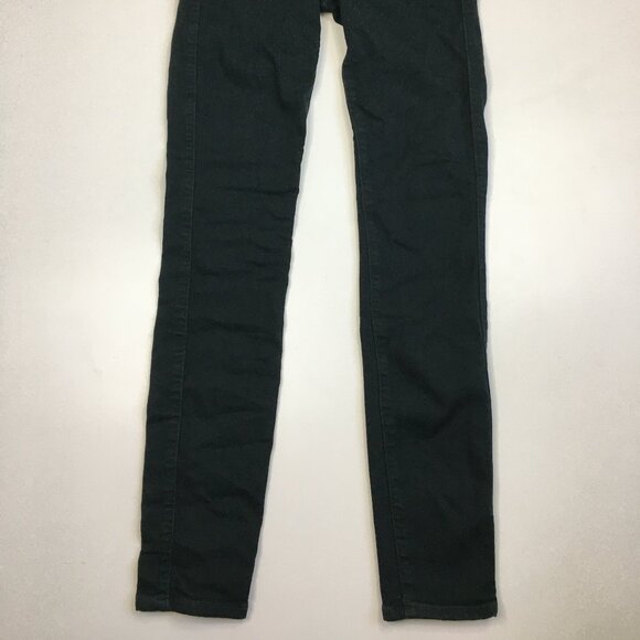 PAIGE Premium Midnight Green Wash 5 Pocket Verdugo Ultra Skinny Slim Fit Jeans - Picture 8 of 12